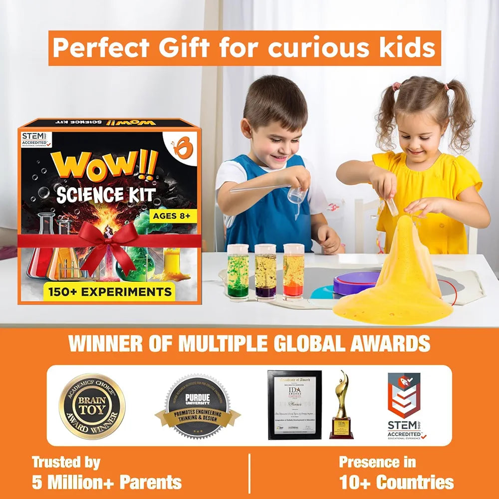 Butterfly EduFields 150+ Science Experiment Kit for Boys Girls Ages 8-10-12-14 Year Old Kids Birthday Gift for Kids Stem Learning Toys