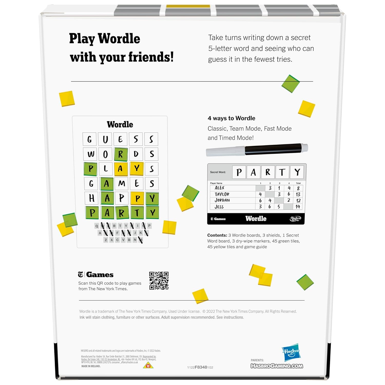 Hasbro Gaming Wordle The Party Game for 2-4 Players