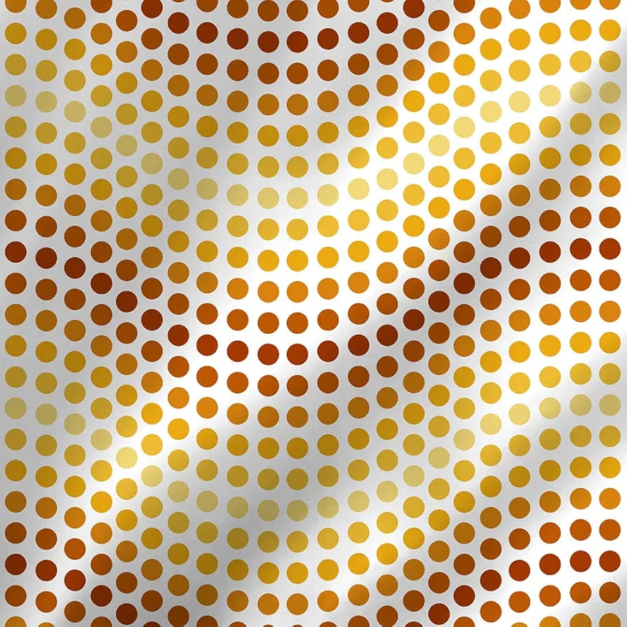 Layers Firenze Cotton Bedsheet Set for All Seasons Lightweight Moisture Absorbent Machine Washable 140 TC Queen Size Brown Dots