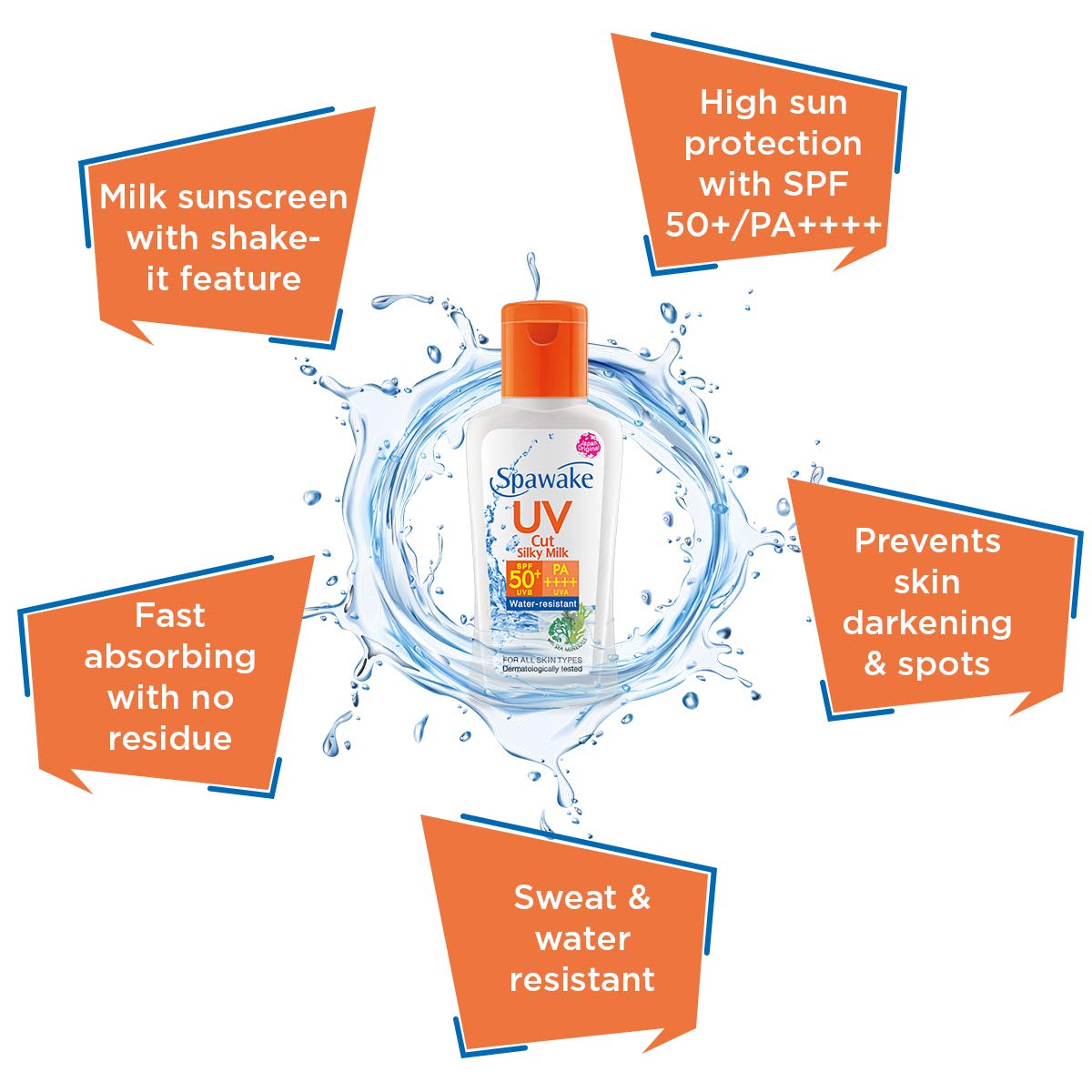 Spawake Sunscreen lotion SPF 50 - 40 ml