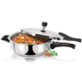 Milton ProCook Triply Stainless Steel Pressure Pan 4.5L Outer Lid Induction