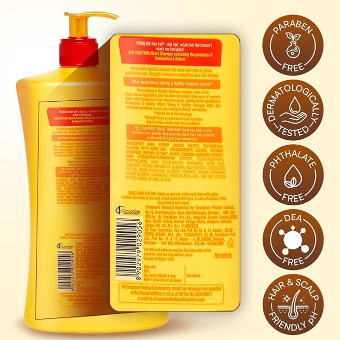Meera Strong & Healthy Shampoo - 1 Litre