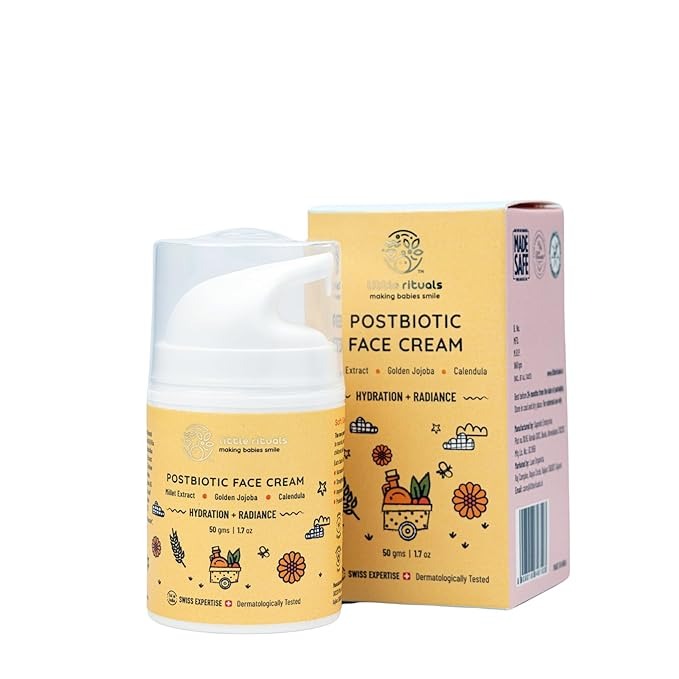 Little Rituals Baby and Kids Post-Biotic Face Cream - 50 gms
