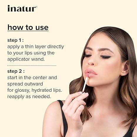 Inatur Angelic Glossy Lip Gloss for Girls - 2 ml