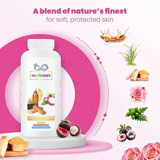 Newborn’s Natural Baby Powder - 200 gms (Pack of 2)
