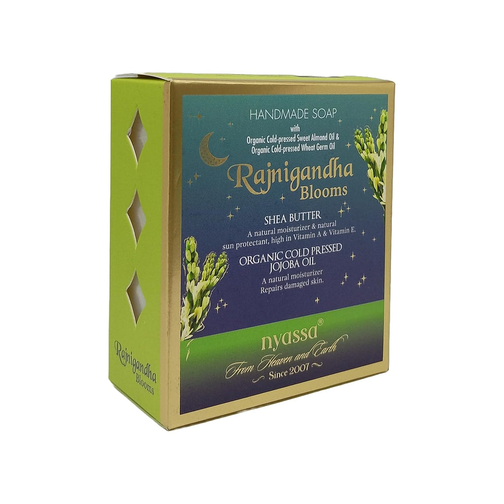 Nyassa Rajnigandha Blooms Handmade Natural Bathing Soap - 150 Gms