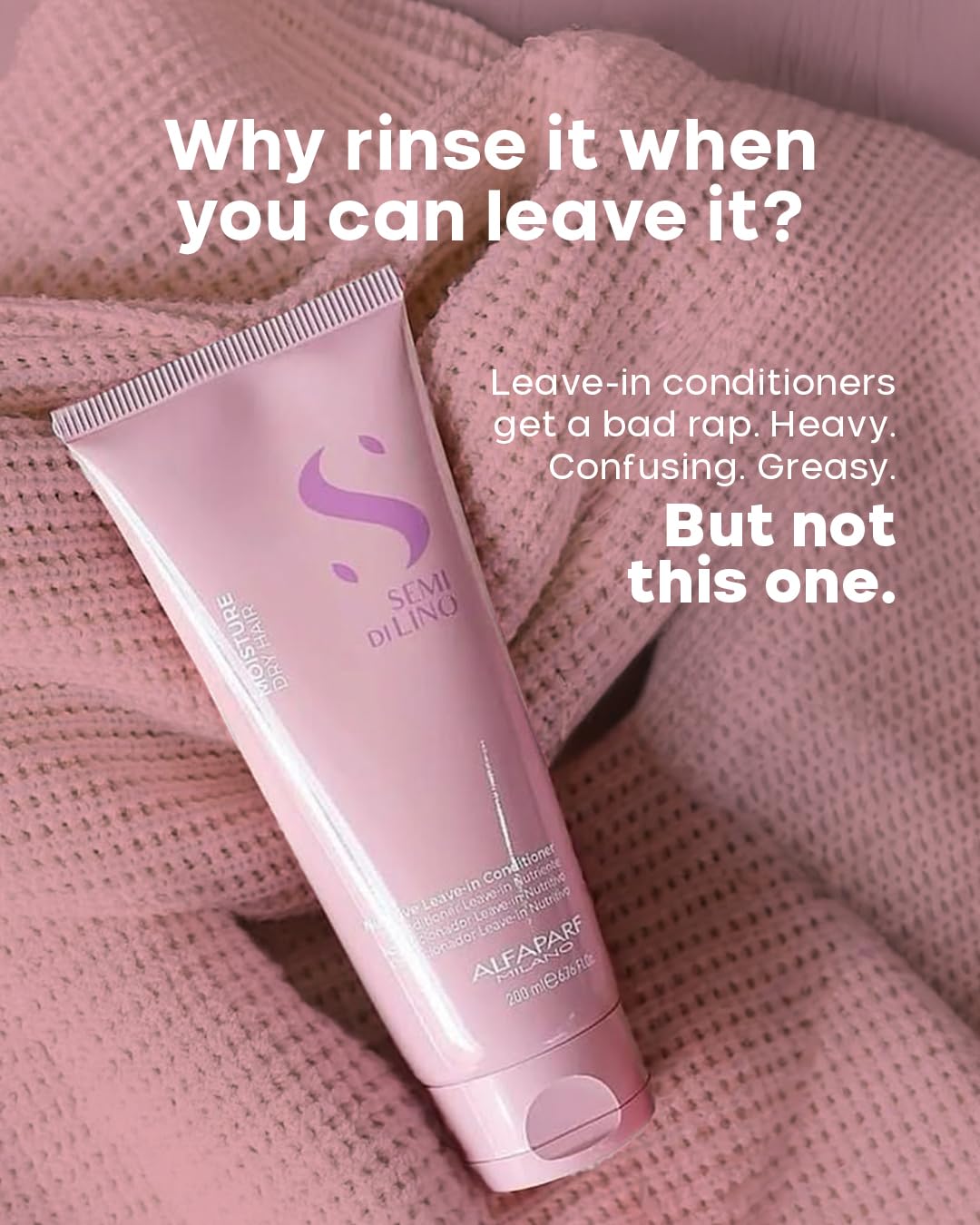 Alfaparf Milano Moisture Leave-in Conditioner for Dry Hair Ideal for Dry, Damaged, Frizzy & Frizz Hair -Leave-In Repair Hair Mask Treatment To Repair Dry Or Damaged Hair - 4 Minutes To Reverse Hair Damage From Bleach, 200ml.