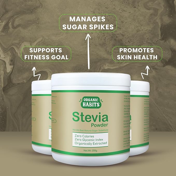 Organic Habits Stevia Powder - 250 Gms
