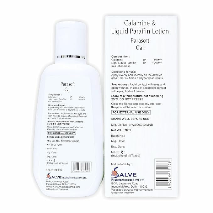 Parasoft Cal Body Moisturising Lotion - 35 ml (Pack of 2)