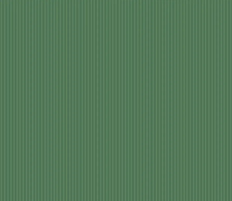 Homefab India 160 TC Stripe Glace Cotton Double BedSheet with 2 Pillow Covers Dark Green