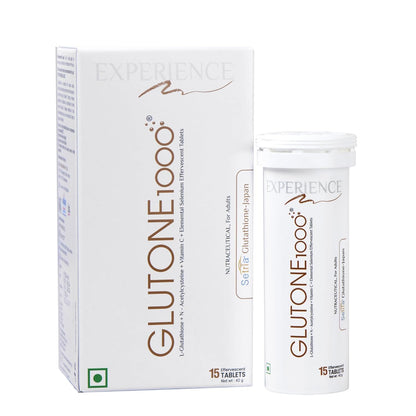 Glutone 1000 Setria L-glutathione & Vitamin C Effervescent Tablets - 15 Tabs