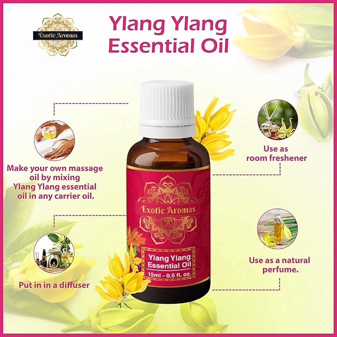 Exotic Aromas Ylang Ylang Essential Oil - 15 ml