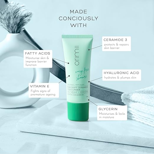 Orimii Face Moisturizer with Ceramide For Skin Barrier Repair - 50 ml