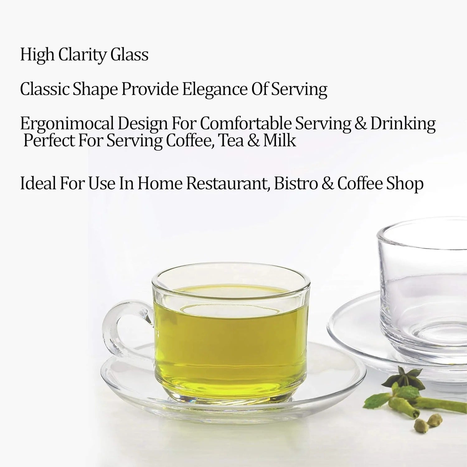 Milton Bistro Cup & Saucer