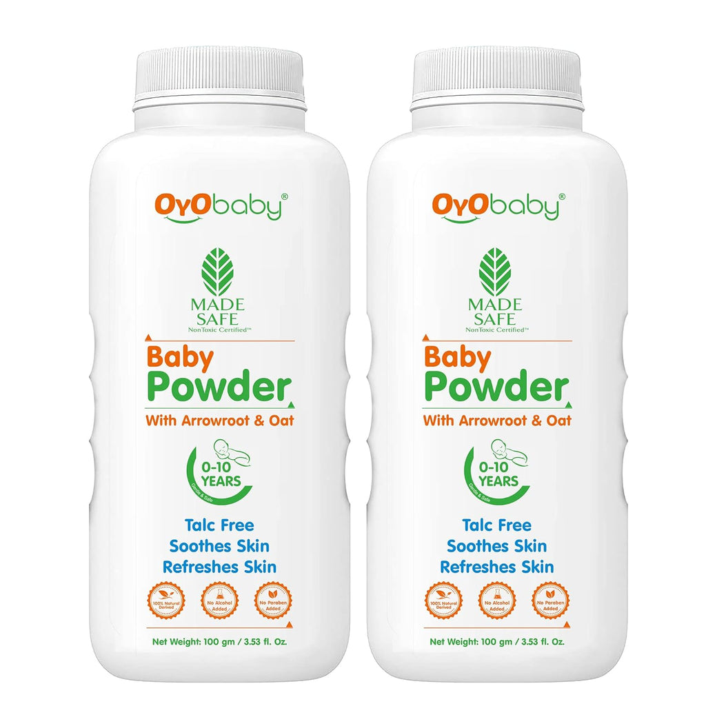 Oyo Baby Gentle Baby Powder (Talc Free) For New Born Baby - 100 gms