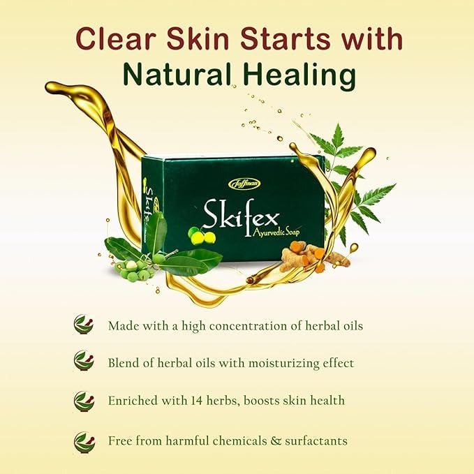 Jaffman Skifex Ayurvedic Soap - 75 gms