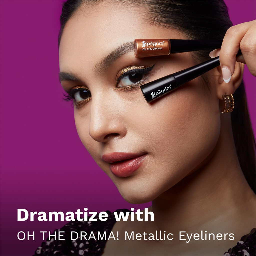 Pilgrim Black Scandal Eyeliner Pencil Intense Matte Finish Smudge Proof Pencil Enriched With Argan Oil | 3.50Ml