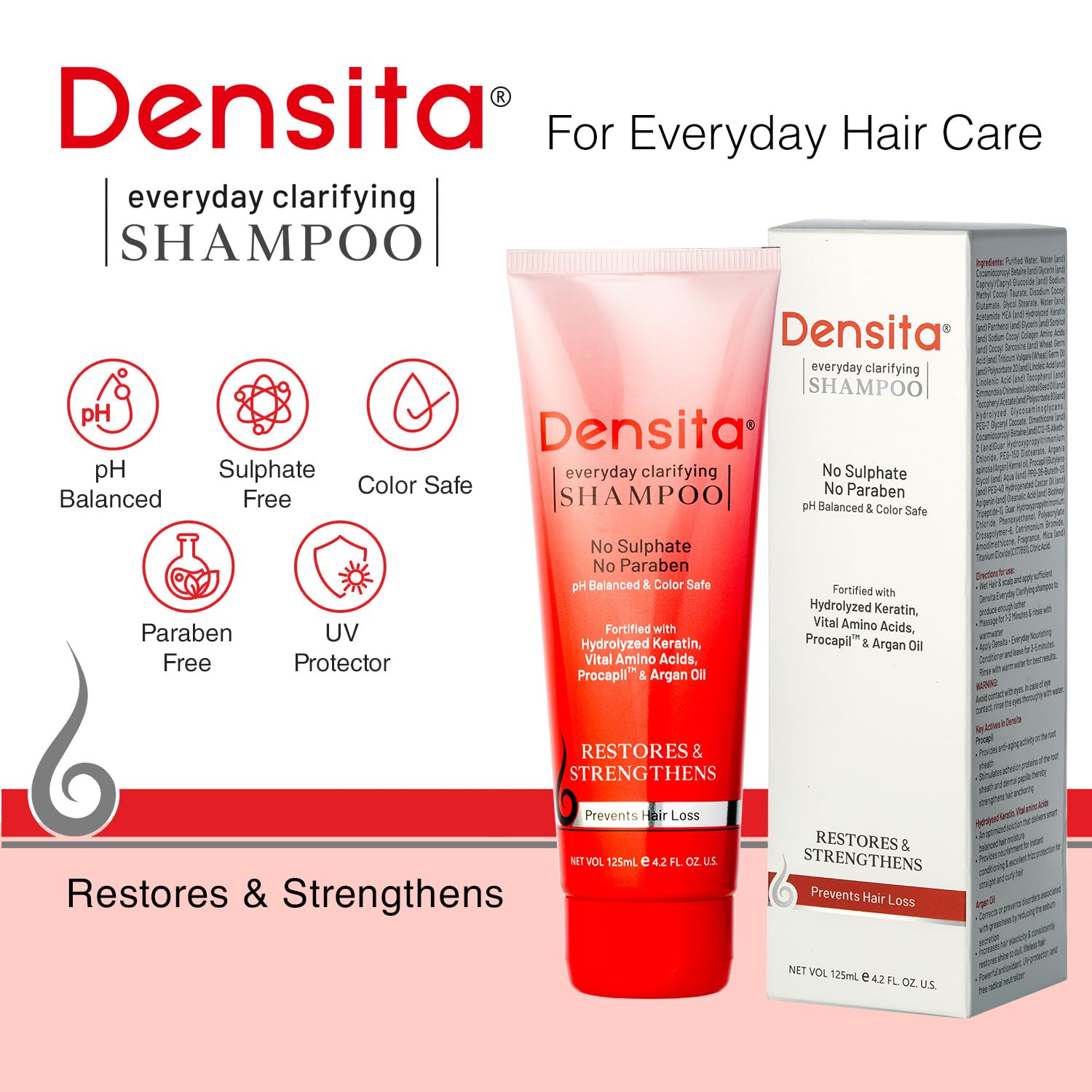 Regaliz Densita Everyday Clarifying Shampoo - 125 ml