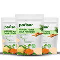 Parisar Pharma Herbal Wax Powder for Women and Men - 100 gms Each (Pack of 3)