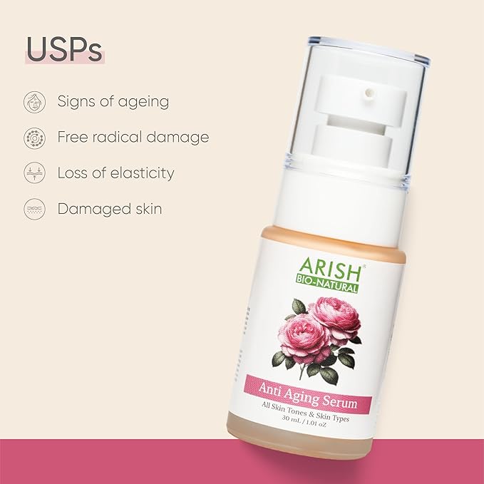 Arish Bio Naturals Anti Aging Serum - 30 Ml