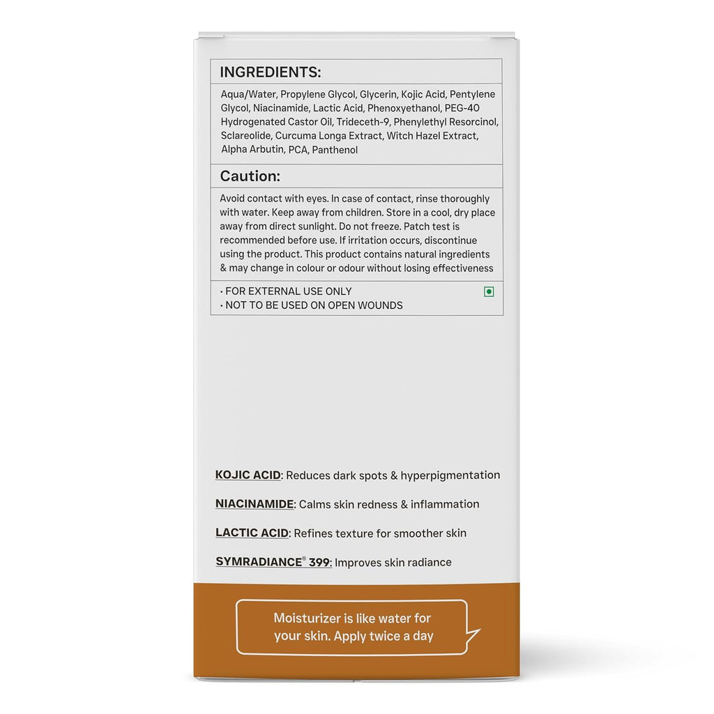 DERMATOUCH Kojic Acid 2% Serum | Best for Hyperpigmentation, Uneven Skin Tone & Dark Spots | For Both Men & Women | 20ml