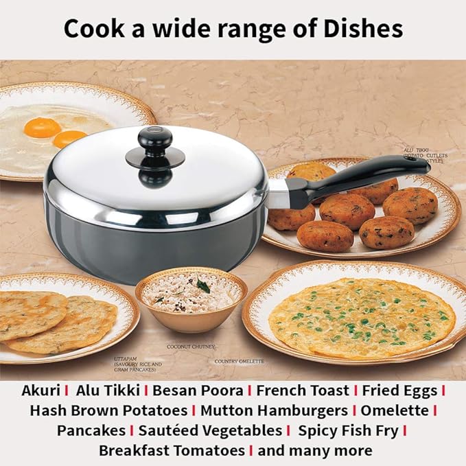 Hawkins Futura Nonstick All-Purpose Pan with 2.5L, 22 cm, 3.25 mm ss lid