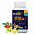 Sea Life Natural Vitamin C 1000 mg (60 Veg Tablets) sourced from 100% Natural Amla, Lemon & Rose Hips Extracts | Promotes Glowing Skin | Immunity Booster & Antioxidant | _Parent (Pack of-1)