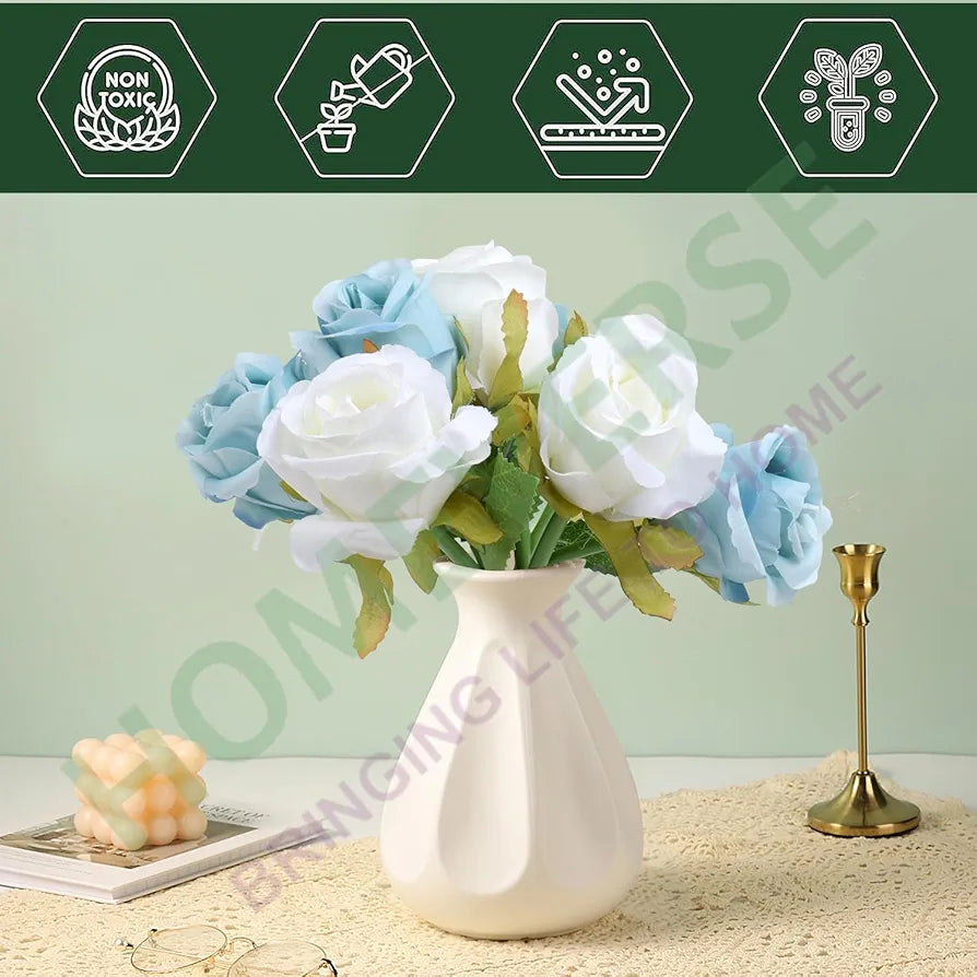 Artificial Rose Fake Silk Plants