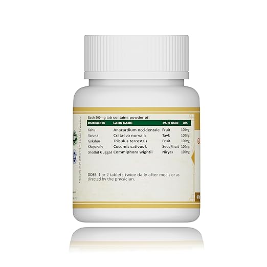 Jeena Sikho Gadood Sudharak Vati | Herbal Men's Wellness Tablets - 60 Tabs