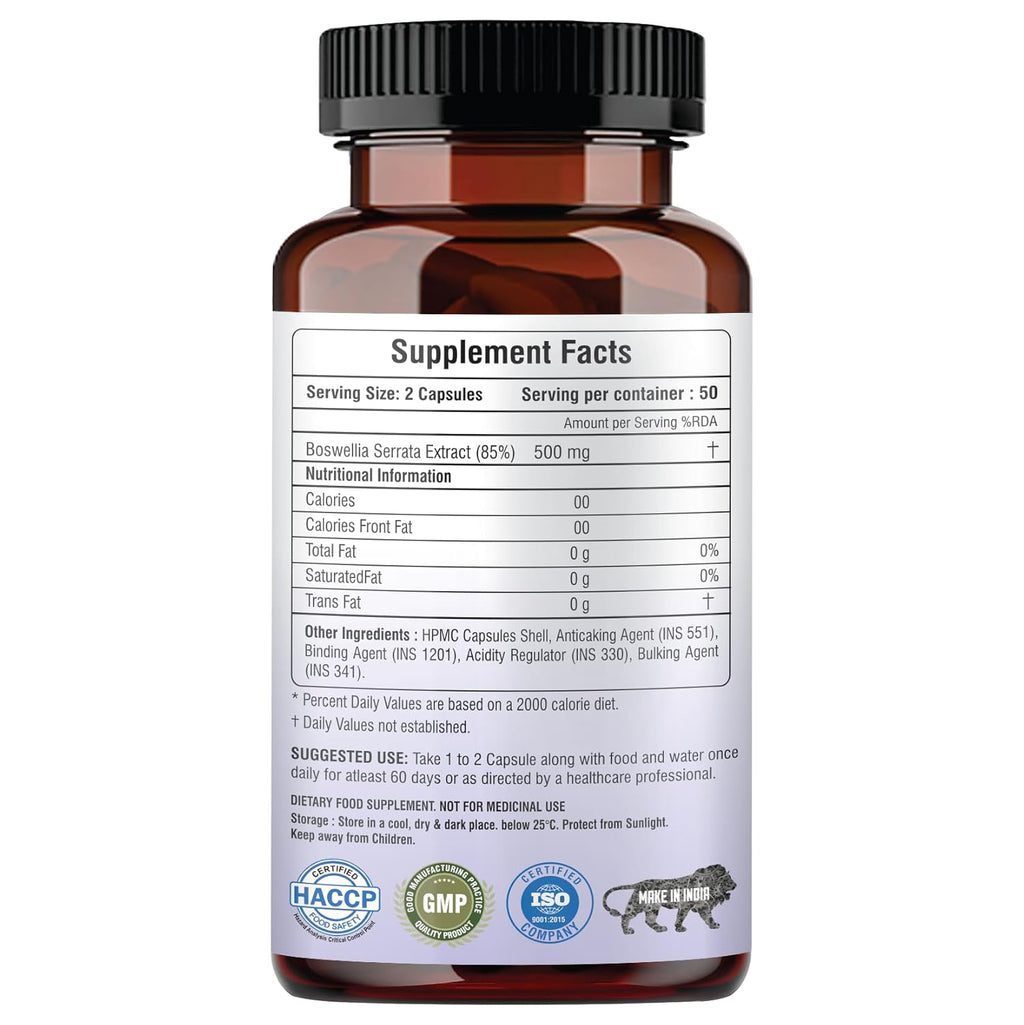 BOSWELLIA Serrata Extract - 120 Vegetable Capsules