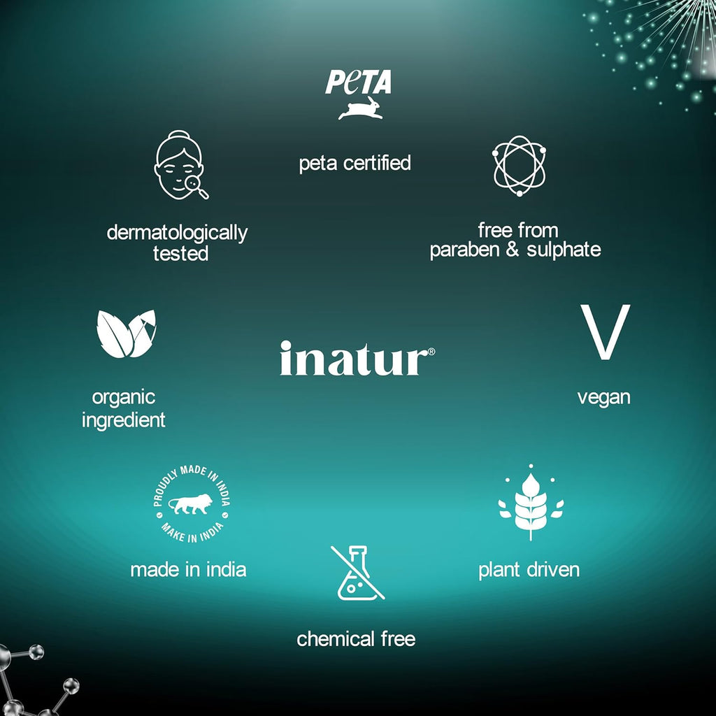 Inatur Niacinamide Shower Gel with Zinc PCA & Hyaluronic Acid - 400 ml