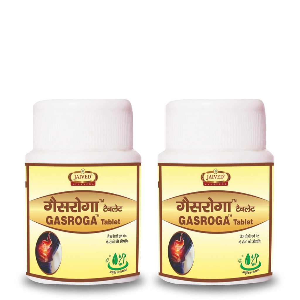 Jaived Ayurveda Gaisroga Tablet | Relieves Gas and Indigestion Naturally | 40 Tablets | Pack of 2