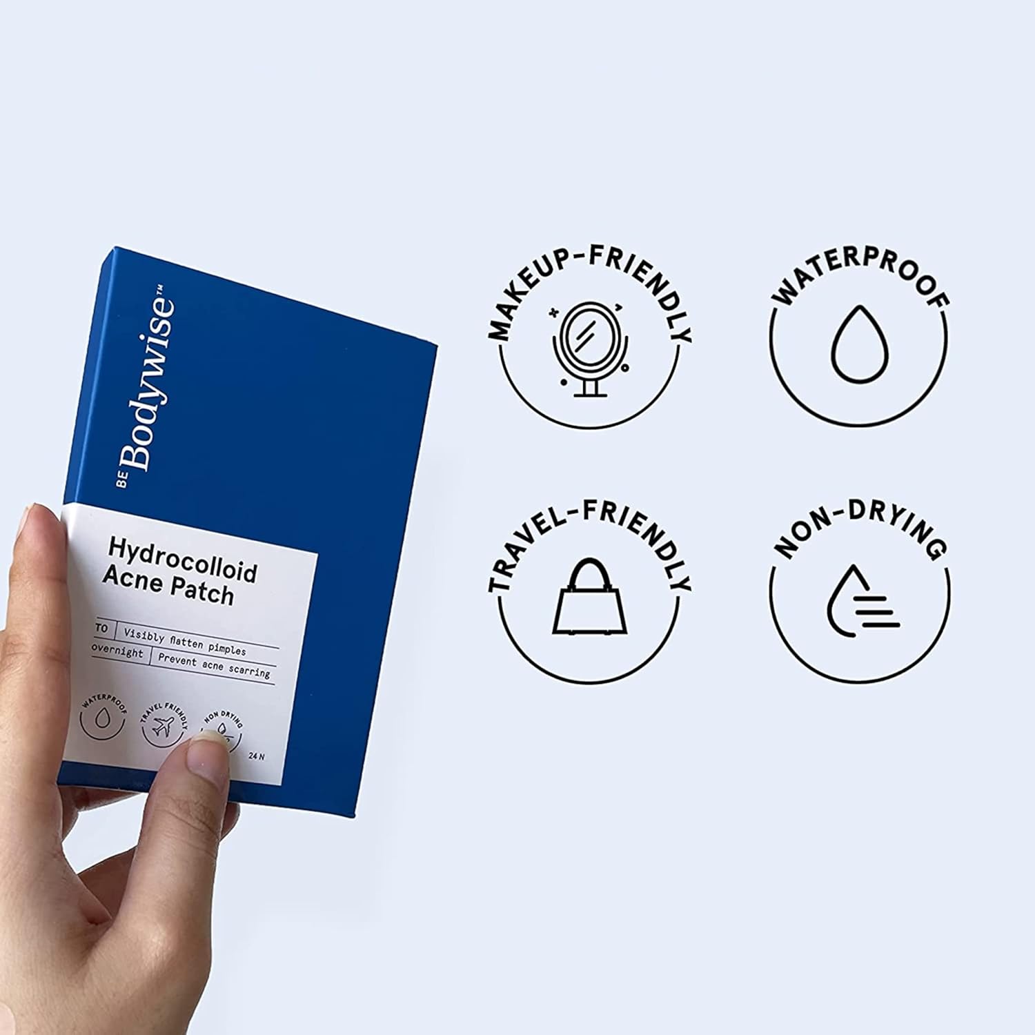 BeBodywise Hydrocolloid Acne Pimple Patch -24 pcs