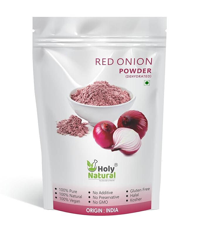 Holy Natural Dehydrated Red Onion Powder - 400 gms