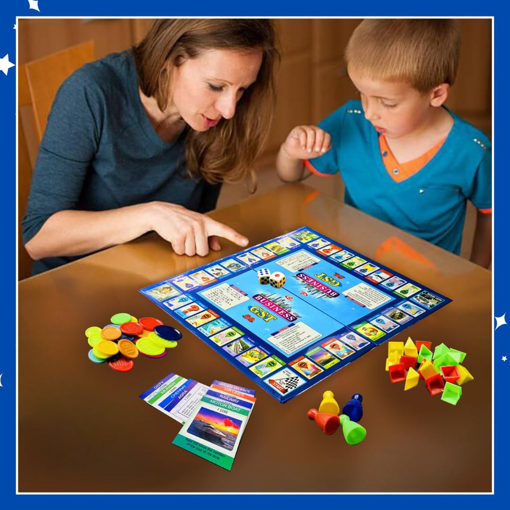Kids Mandi Fun-Filled Business Game with Coins Educational Board Game