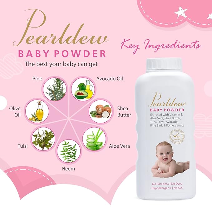Pearldew Baby Powder - 100 Gms