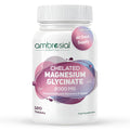 Ambrosial Chelated Magnesium Glycinate 2000mg | Provides 440mg Elemental Magnesium per Serving | 120 Vegan Tablets
