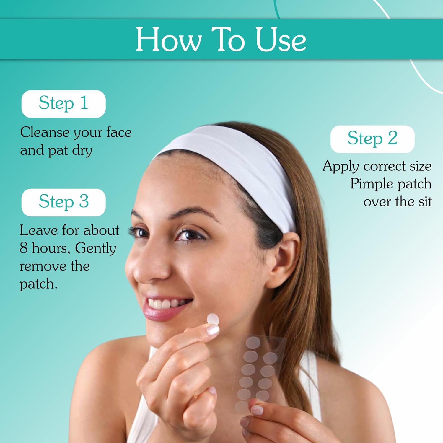 BAKE 2% Salicylic Acid Hydrocolloid Pimple Patches (36 Dots) | Absorbs Oil, Prevents Acne | Waterproof Patches | For Acne, Acne Marks, Acne Prone Skin - 36 Dots
