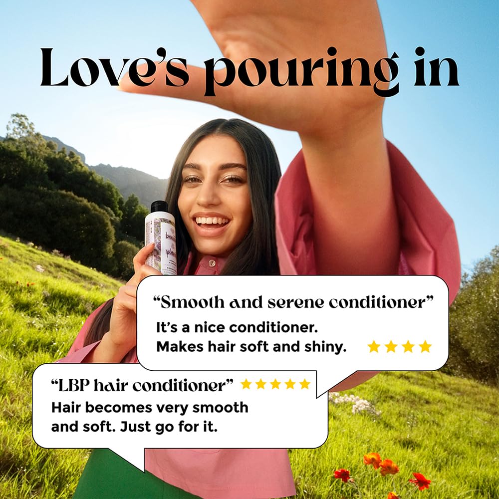Love Beauty & Planet Argan Oil and Lavender Natural Conditioner for Dry & Frizzy hair|No Sulfates,No Paraben|200ml