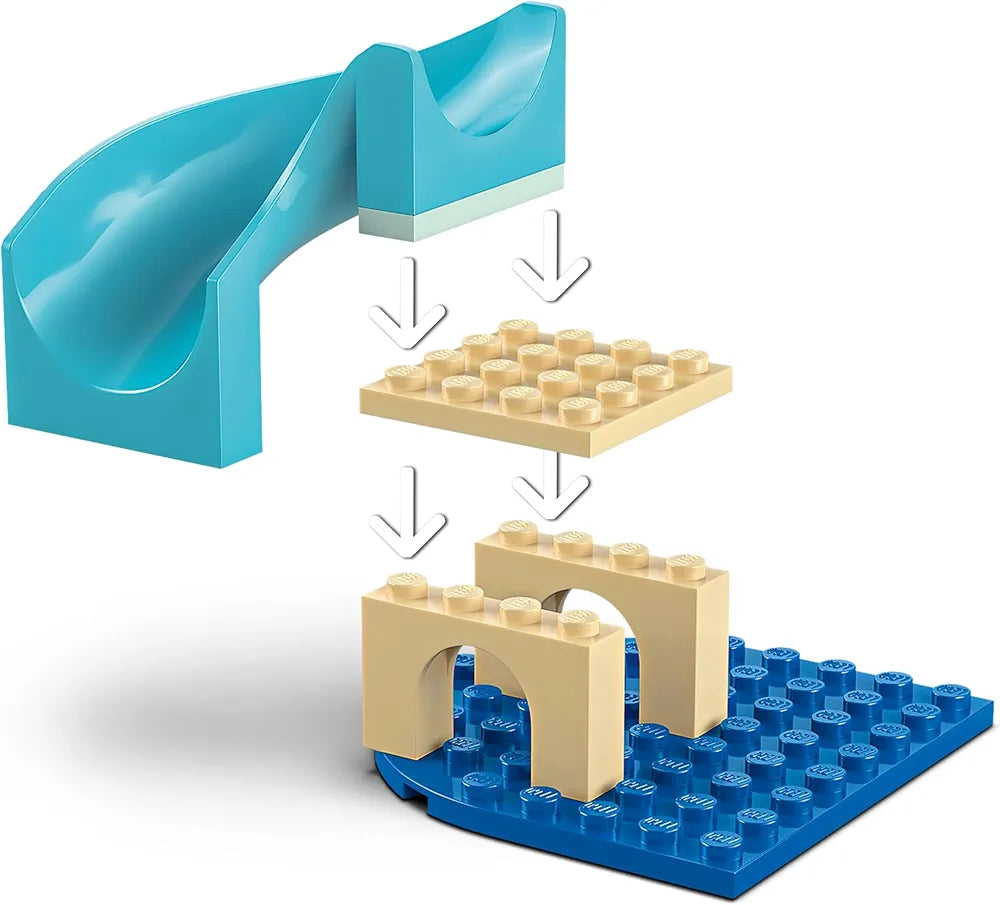 Lego Gabby’s Dollhouse Mermaid Gabby’s Aquarium Adventure Animal Toy 11204 Building Blocks Toys for 4+ Gift for Boys and Girls