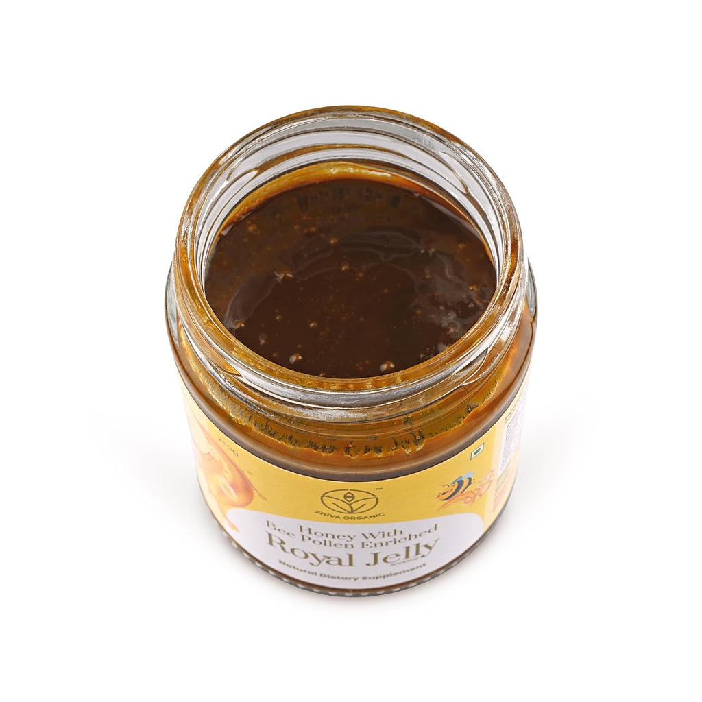 Shiva Organic Honey With Bee pollen Enriched Royal Jelly - 250 gms