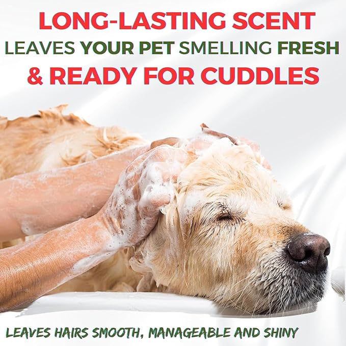 Pet Needs Oh My Dog Brightening Ultimate Dog Shampoo With Mini Soft Silicone Dog Shampoo Dispenser Brush | 500 Ml
