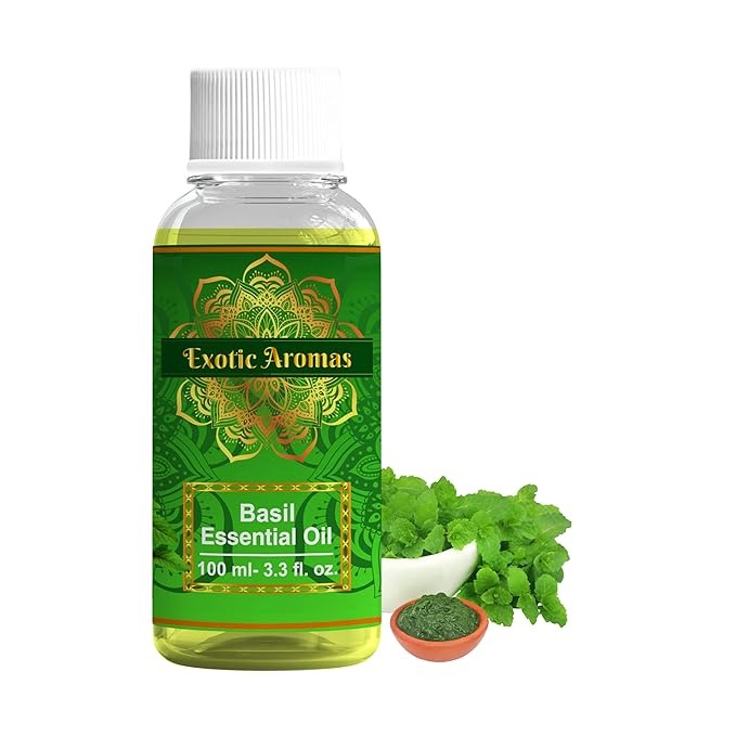 Exotic Aromas Basil Essential Oil - 100 ml
