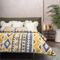 Urban Space Double Bed Comforter Soft Lightweight Reversible Printed AC Blanket Colour Newyork