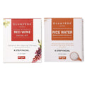 Glamveda Red Wine Advance Anti Ageing And Rice Water Brightening Facial Kit