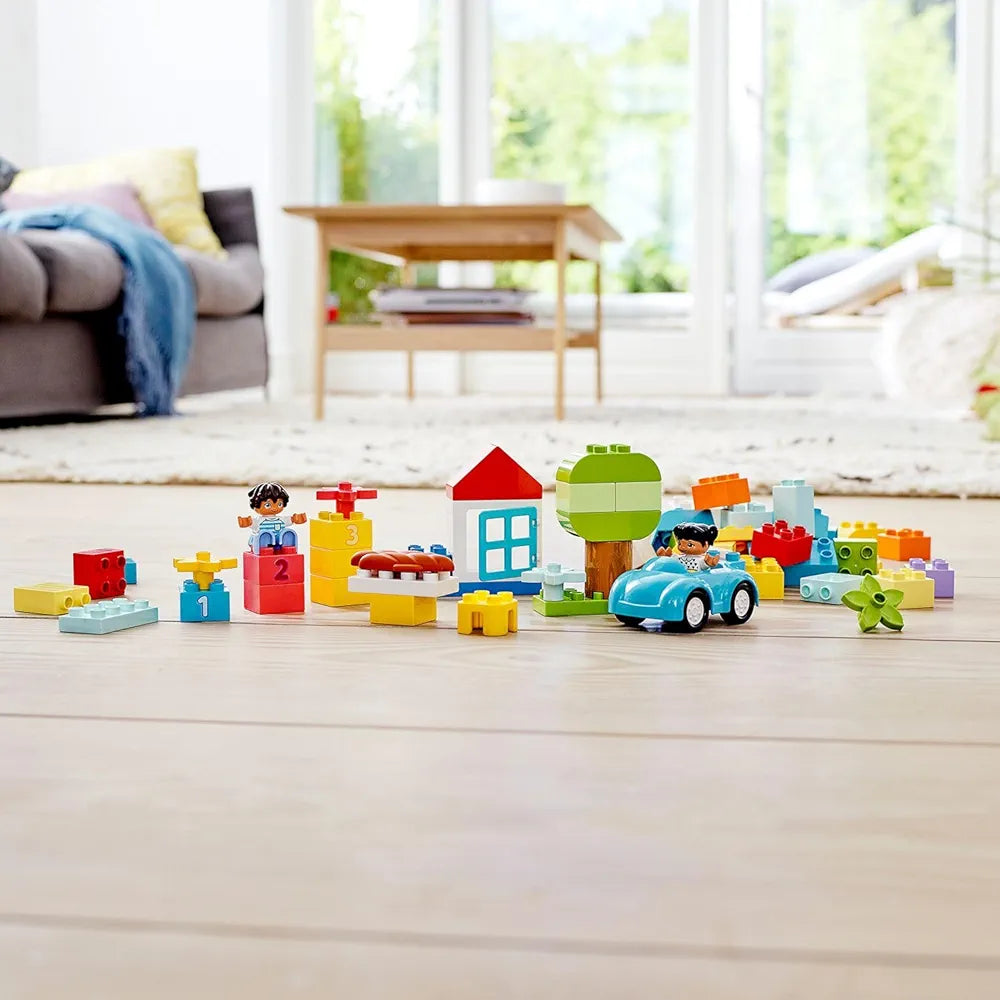 Lego 10913 DUPLO Classic Brick Box Building Set with Storage,First Bricks Learning Toy for Toddlers , 65 Pcs