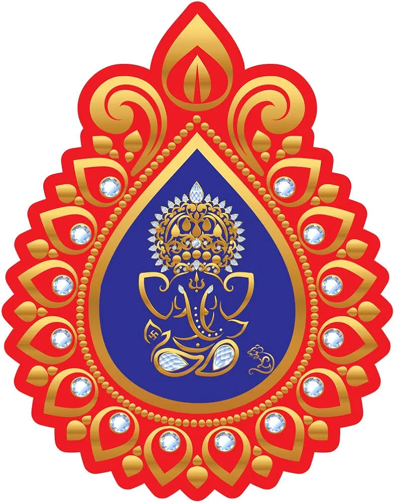 Rangoli Vinyl Wall Sticker Self-Adhesive Wall Decor Design-2