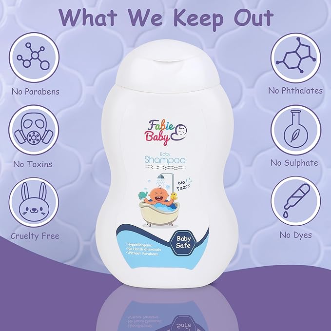 Fabie Baby Imported Shampoo for Kids - 250 Ml