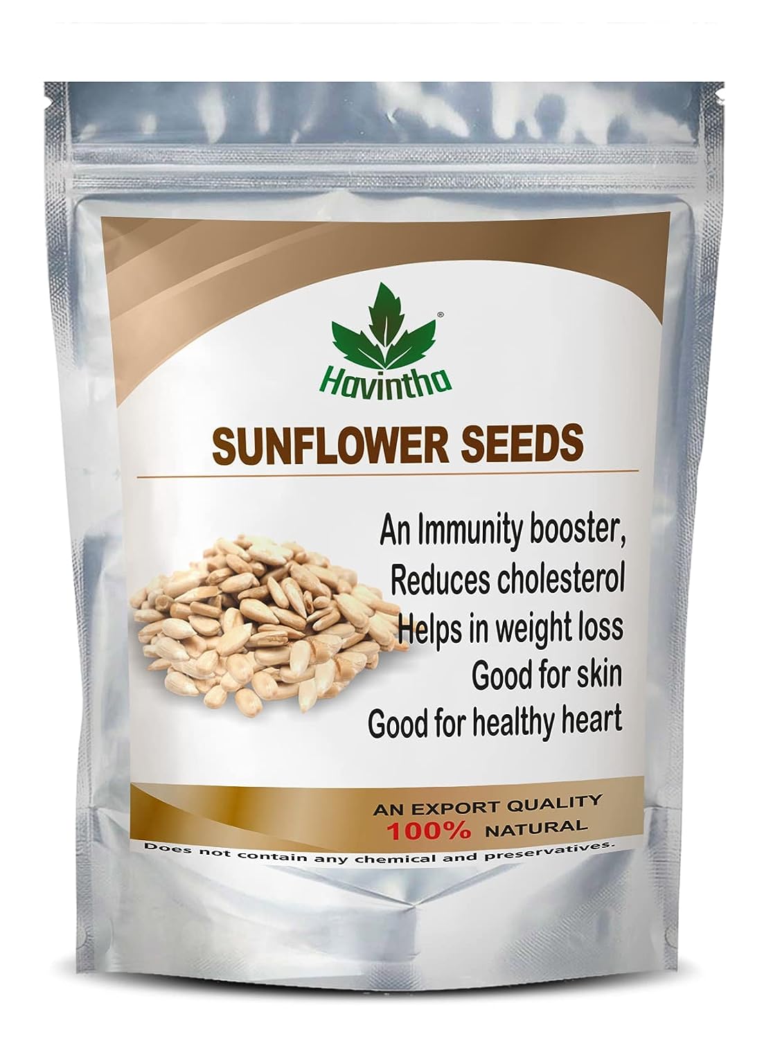 Havintha Natural Sunflower, Pumpkin, Chia, Flax Seeds (Combo Pack) - Each 100 gms
