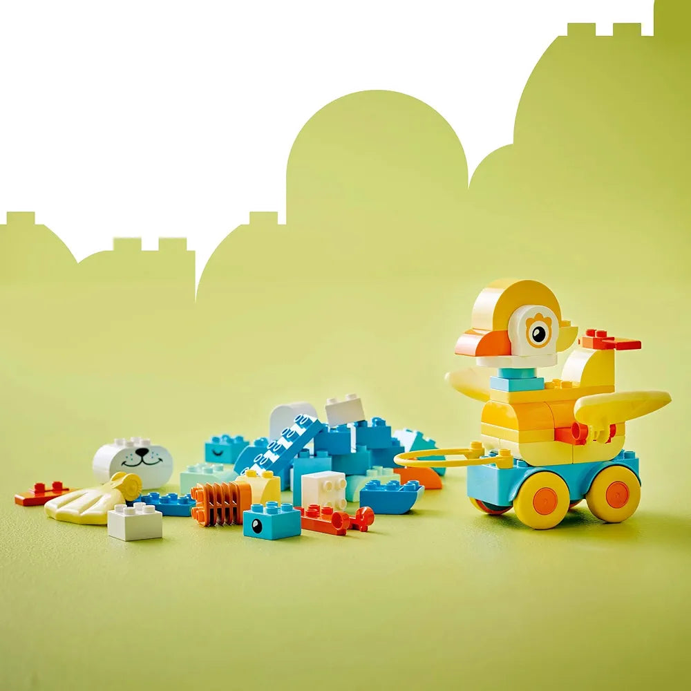 Lego Duplo Town 3in1 Animals on Wheels Building Toy for Imaginative Play 10448 Building Blocks Toys for 2+ Gift for Boys and Girls
